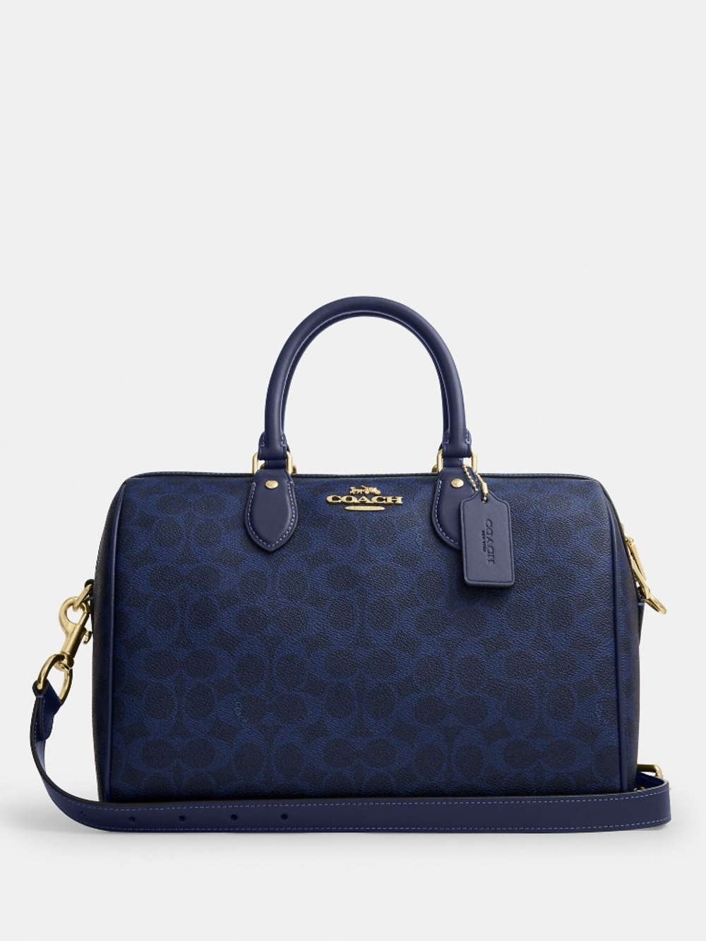 Coach Outlet Rowan Large Satchel Bag In Signature Canvas NEW WITH TAGS